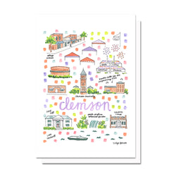 Clemson, SC Map Card