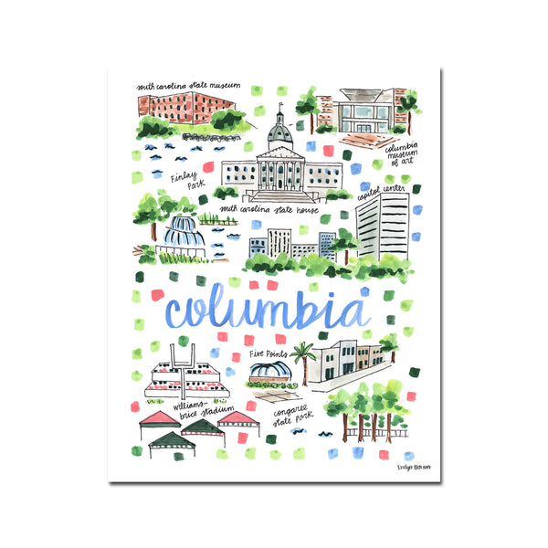 "Columbia, SC" Fine Art Print