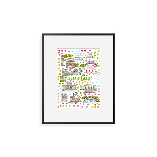 "Columbus, OH" Fine Art Print