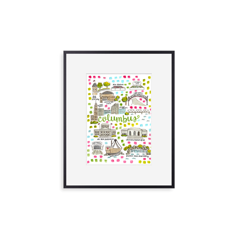 "Columbus, OH" Fine Art Print