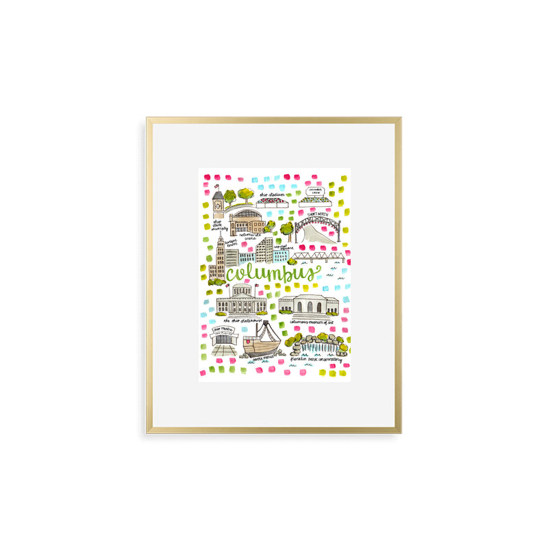 "Columbus, OH" Fine Art Print