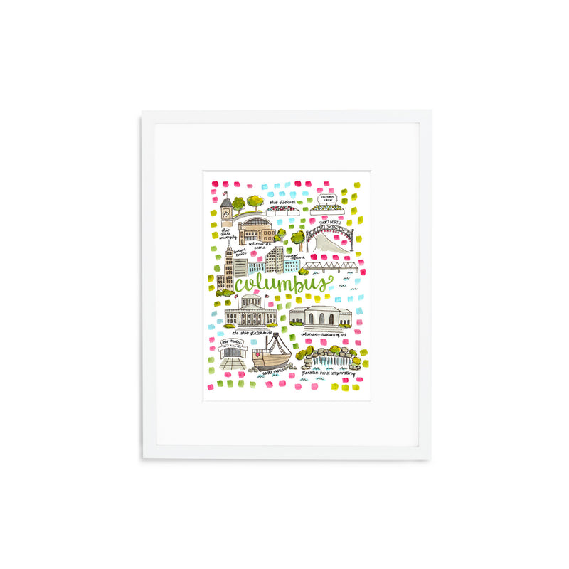 "Columbus, OH" Fine Art Print