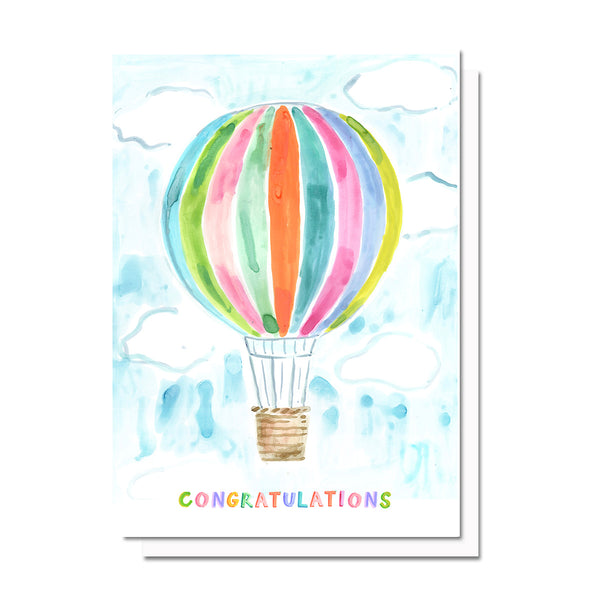 Congrats Balloon Card