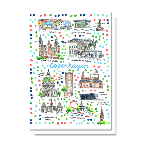 Copenhagen Map Card