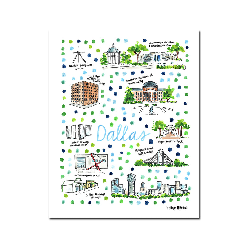 "Dallas, TX" Fine Art Print