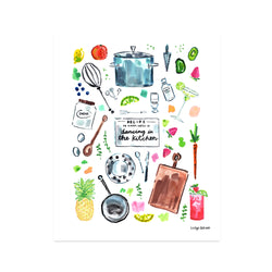 The "Dancing in the Kitchen" Fine Art Print