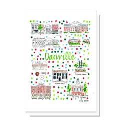 Danville, KY Map Card