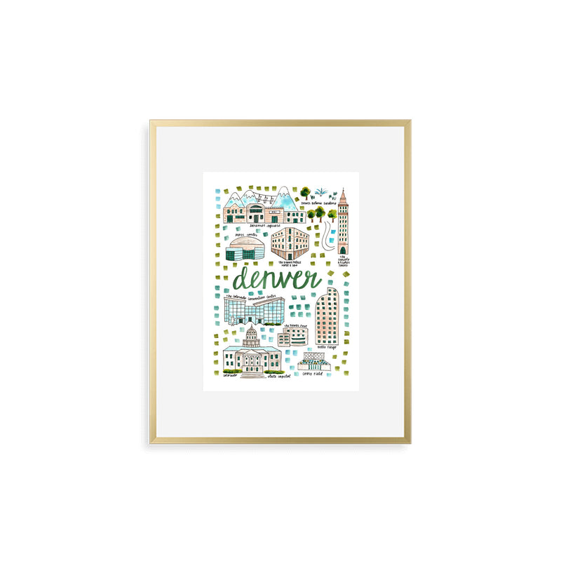 "Denver, CO" Fine Art Print
