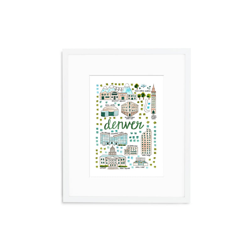 "Denver, CO" Fine Art Print