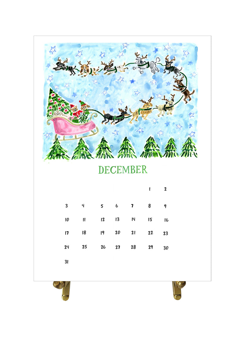 2023 Desk Calendar, Dog Edition
