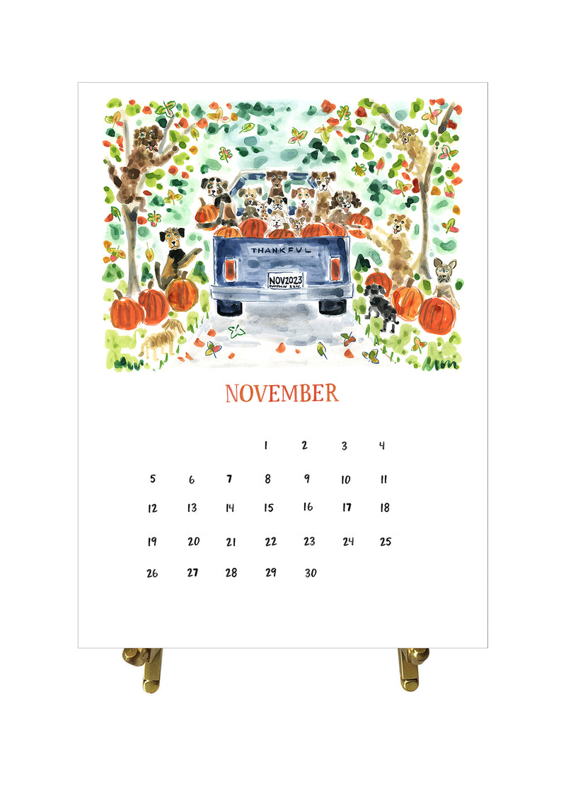 2023 Desk Calendar, Dog Edition
