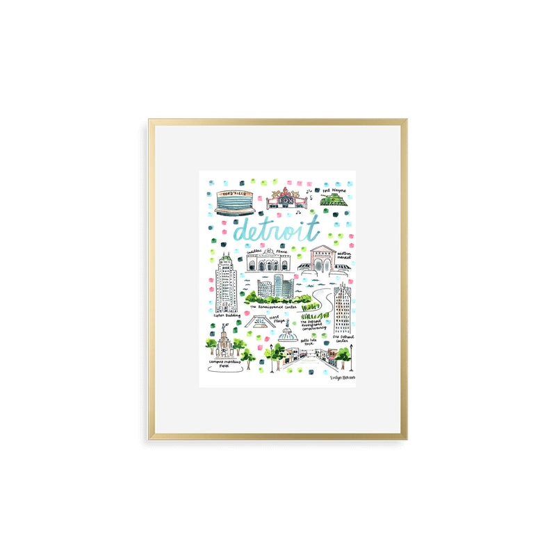 "Detroit, MI" Fine Art Print
