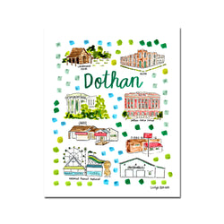 "Dothan, AL" Fine Art Print