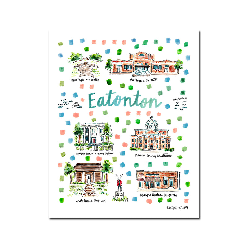 "Eatonton, GA" Fine Art Print