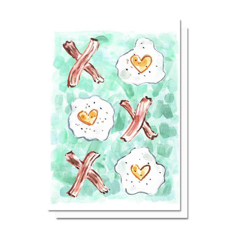 Eggs and Bacon Love Card