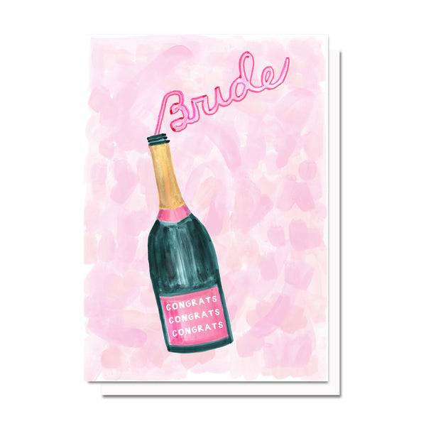 Champagne for the Bride Card