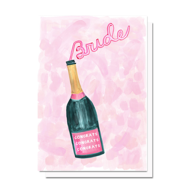 Champagne for the Bride Card