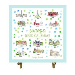 2023 Desk Calendar, Europe Edition