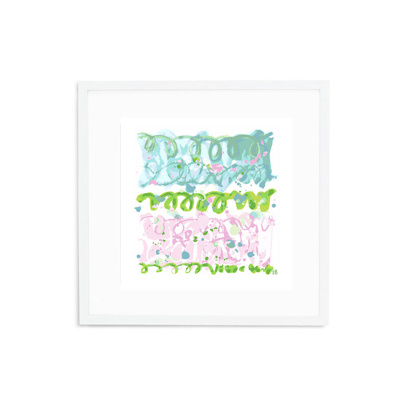 Flower Crowns, Abstract Print