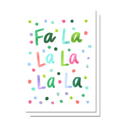 Fa La La La La Holiday Card