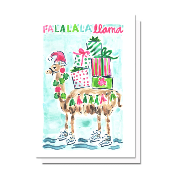 Holiday Llama Card