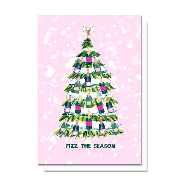 Fizz The Season Holiday Card
