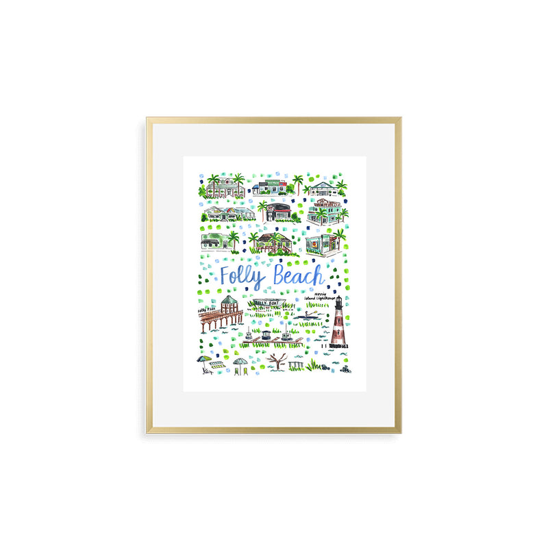 "Folly Beach, SC" Fine Art Print