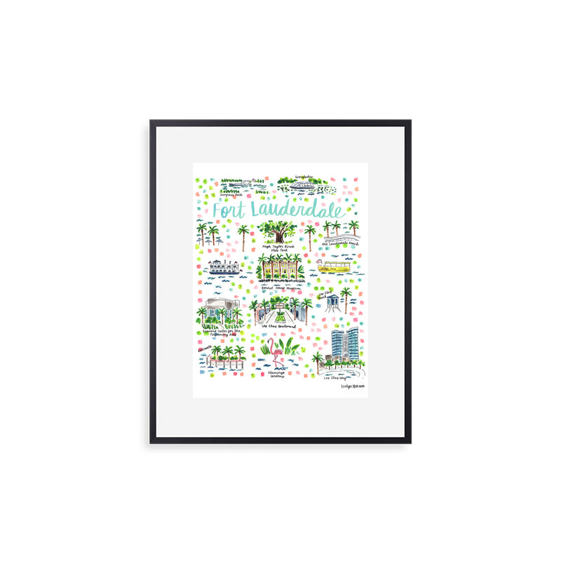 "Fort Lauderdale, FL" Fine Art Print
