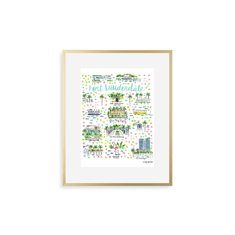 "Fort Lauderdale, FL" Fine Art Print