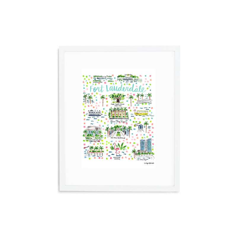 "Fort Lauderdale, FL" Fine Art Print