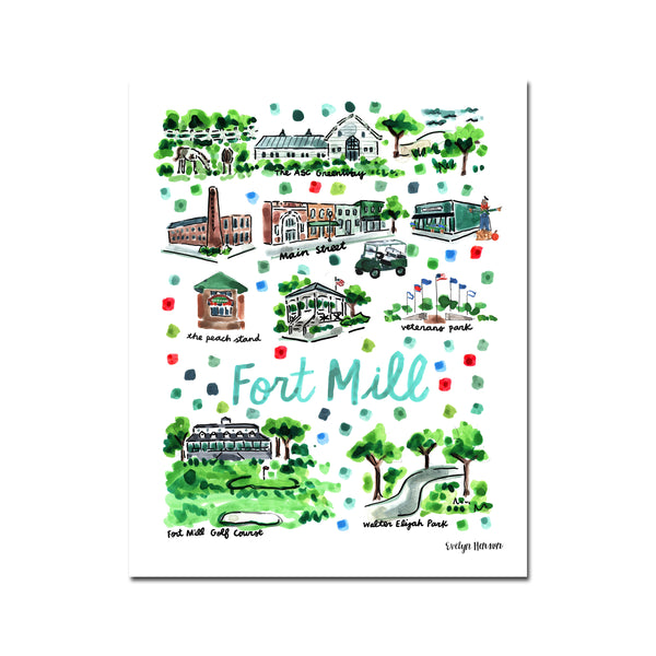 "Fort Mill, SC" Fine Art Print