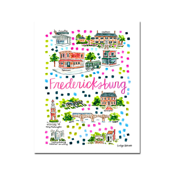 "Fredericksburg, VA" Fine Art Print