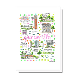 Gainesville, FL Map Card