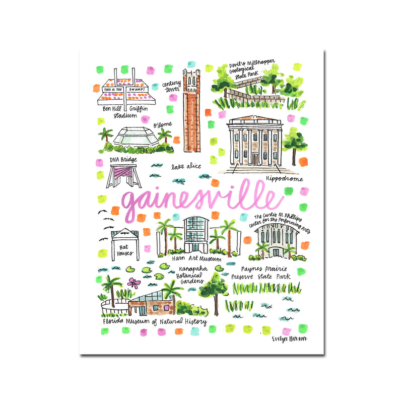 "Gainesville, FL" Fine Art Print