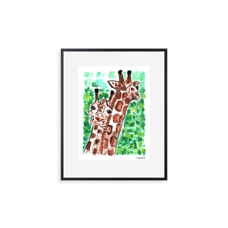 The "Giraffing Crazy Life" Print