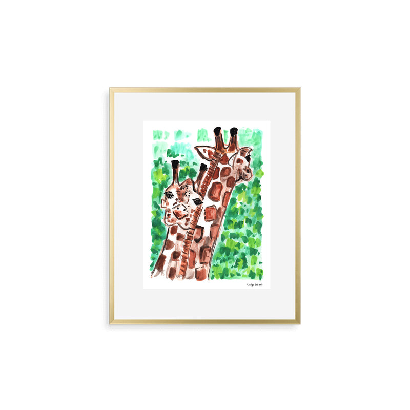 The "Giraffing Crazy Life" Print