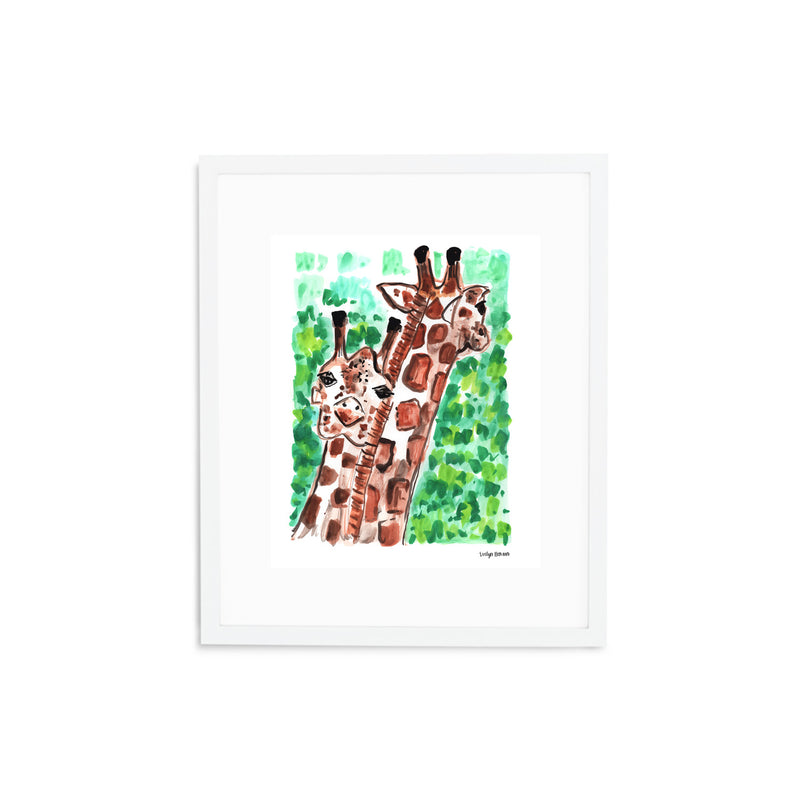 The "Giraffing Crazy Life" Print