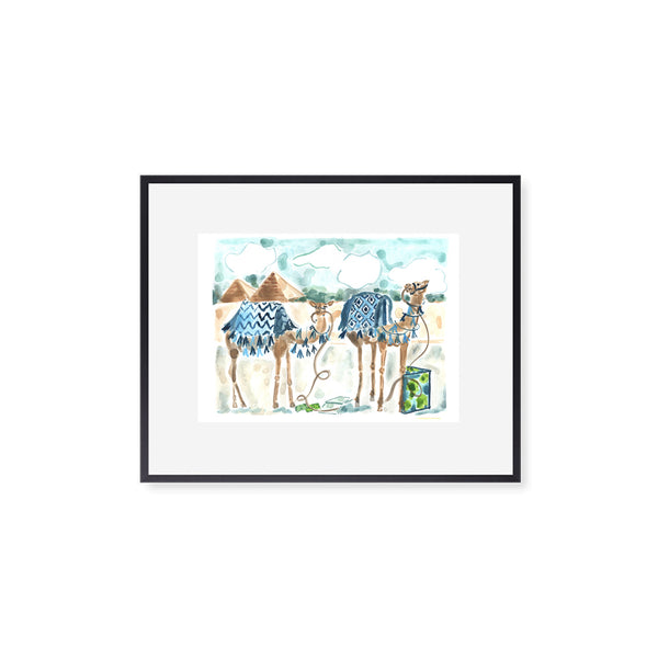 The "Giza Camels" Fine Art Print