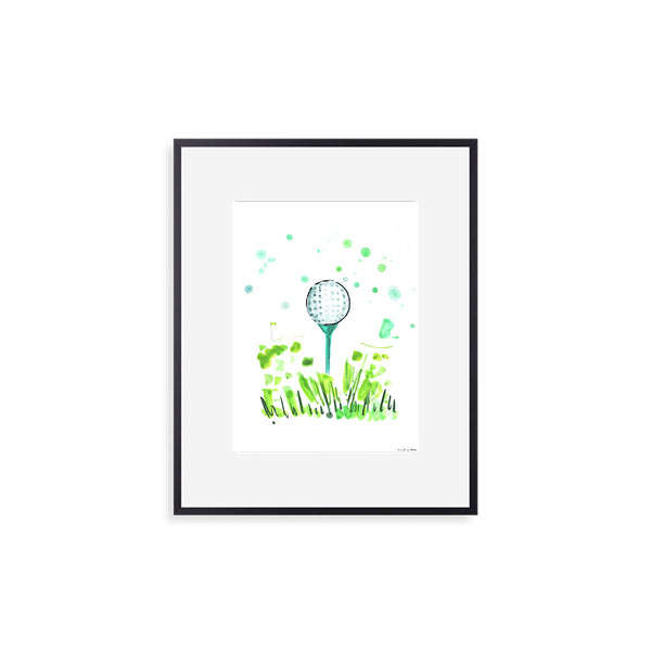 The "Tee Off" Fine Art Print
