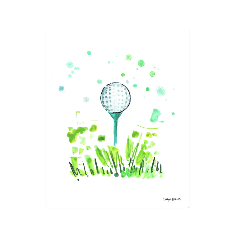 The "Tee Off" Fine Art Print