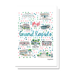 Grand Rapids, MI Map Card