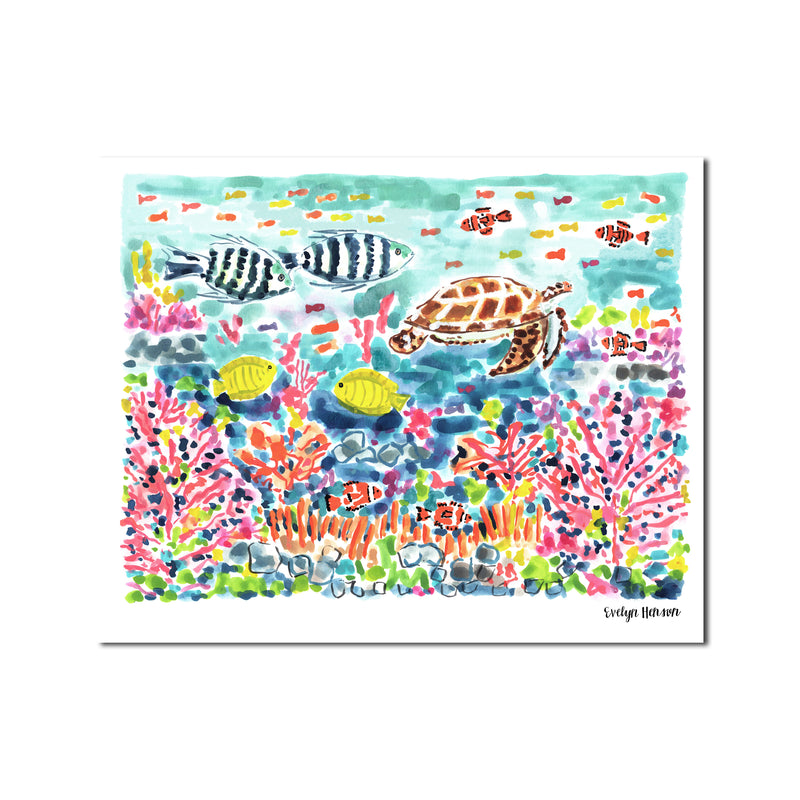 The "Great Barrier Reef Dive" Fine Art Print