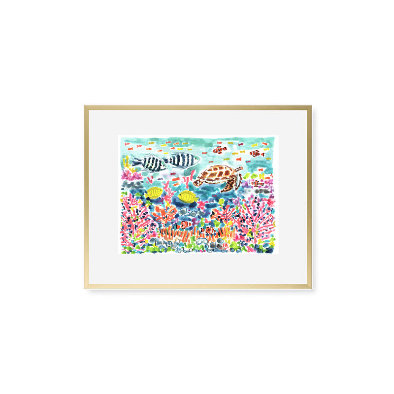 The "Great Barrier Reef Dive" Fine Art Print
