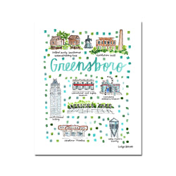 "Greensboro, NC" Fine Art Print