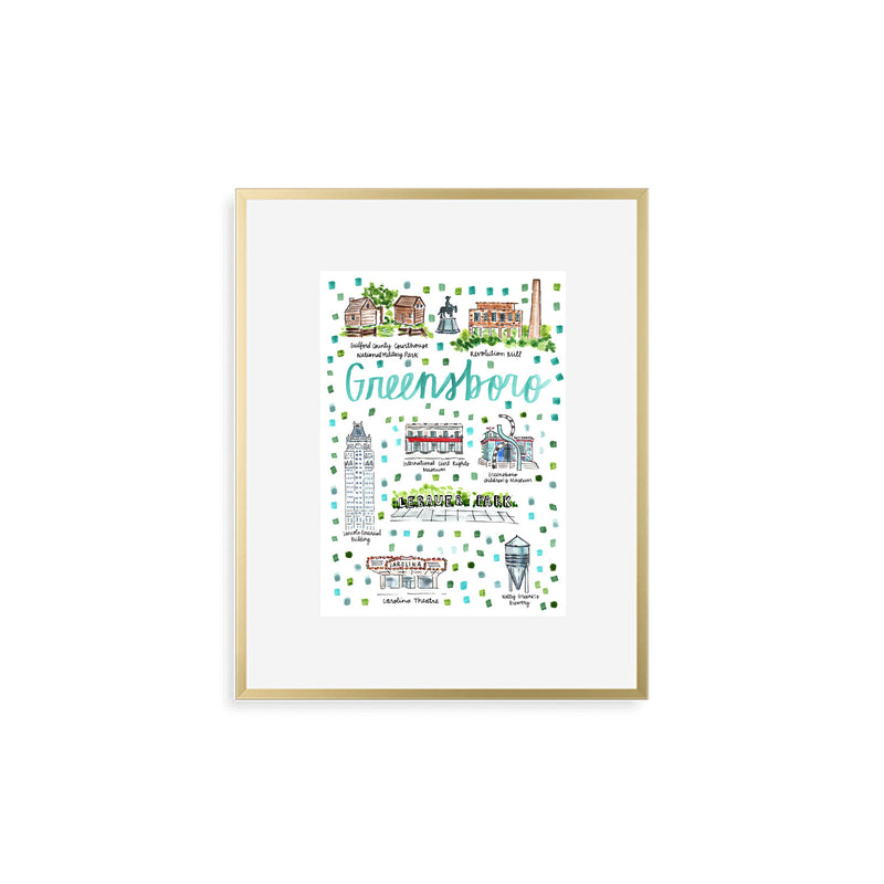 "Greensboro, NC" Fine Art Print