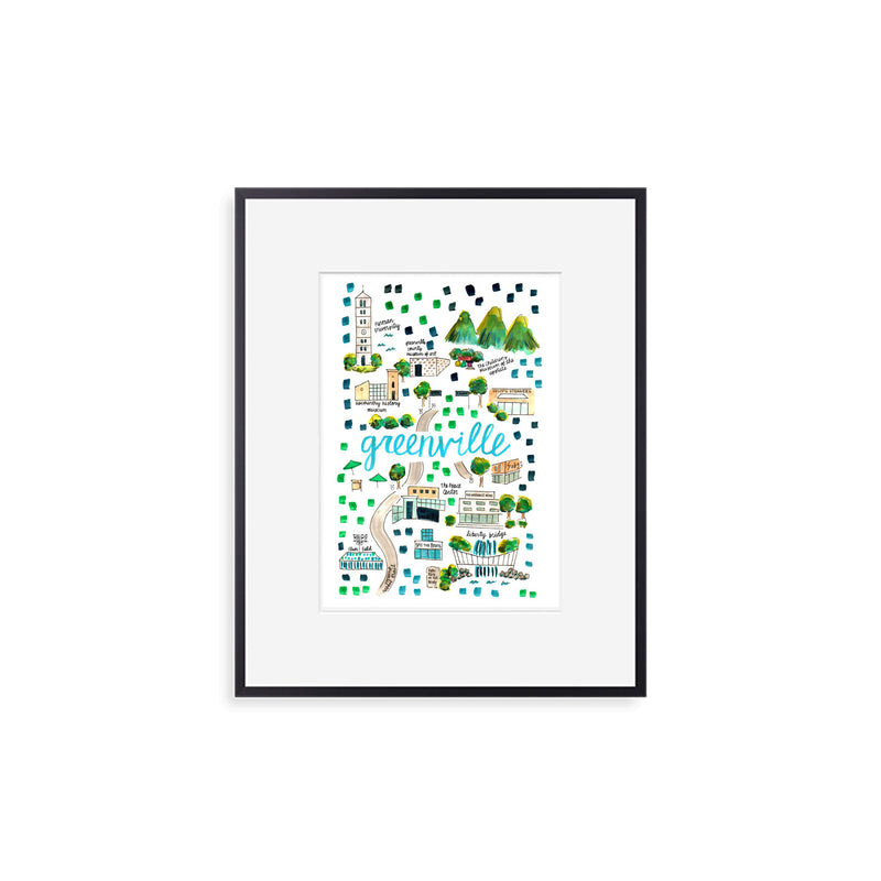 "Greenville, SC" Fine Art Print