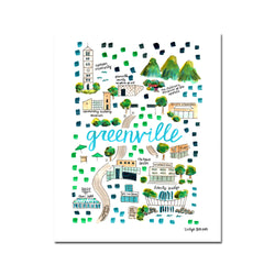 "Greenville, SC" Fine Art Print