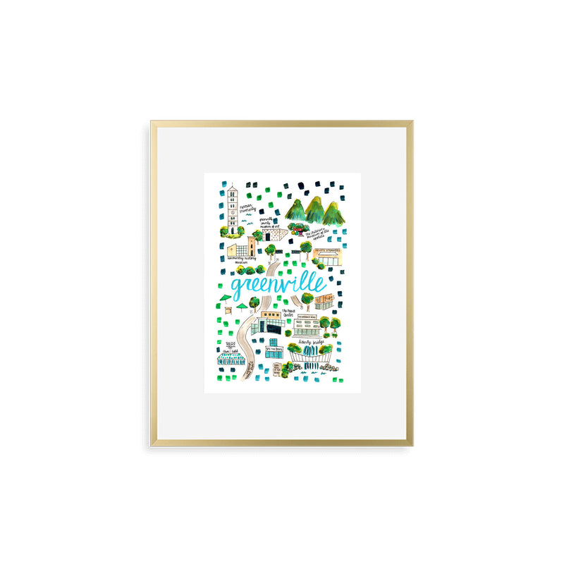 "Greenville, SC" Fine Art Print