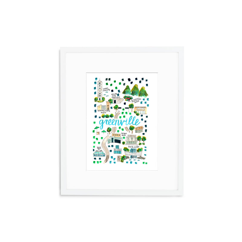"Greenville, SC" Fine Art Print