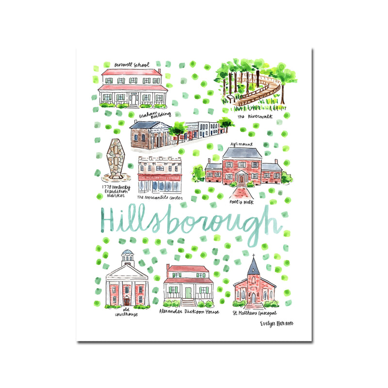 "Hillsborough, NC" Fine Art Print